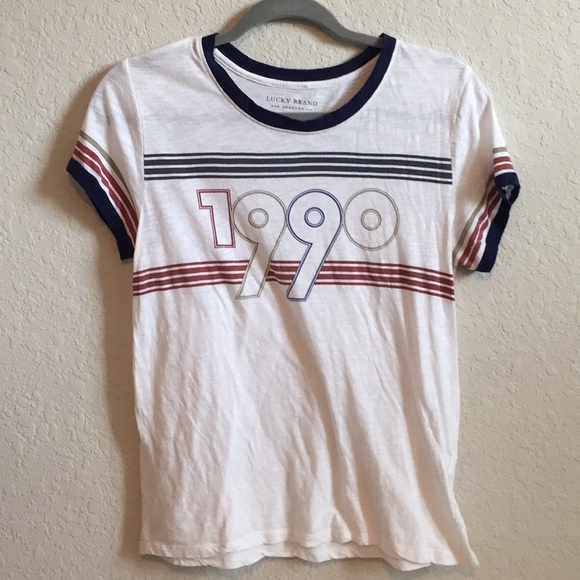 Lucky Brand Tops - Lucky Brand 1990 Ringer Tee